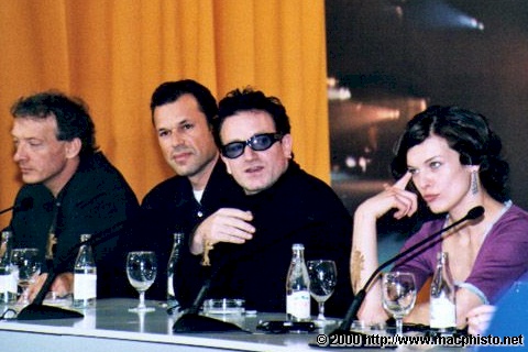 Bono @ Berlinale 2000