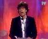 Mick Jagger introduce Bono's Free Your Mind Award during the MTV European Music Awards 1999